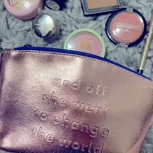 Assorted make up with make up bag